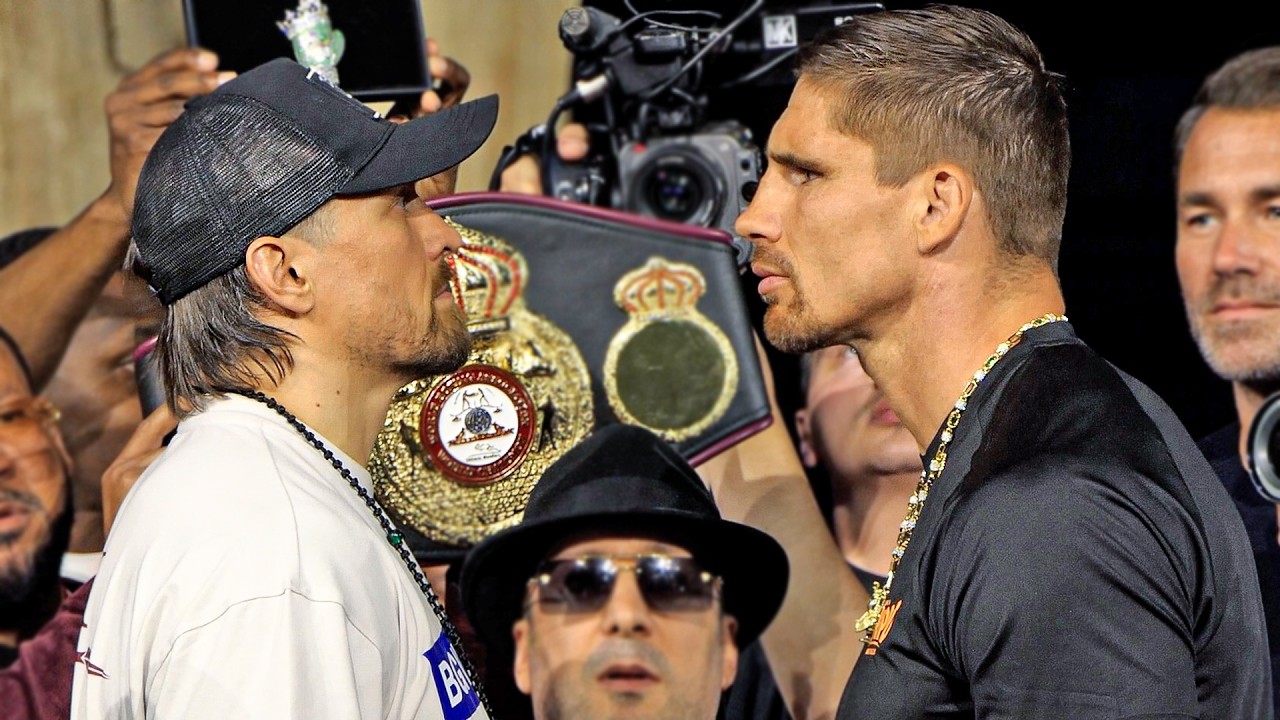 Oleksandr Usyk vs. Rico Verhoeven • FULL WEIGH IN & FINAL FACE OFF | DAZN Boxing