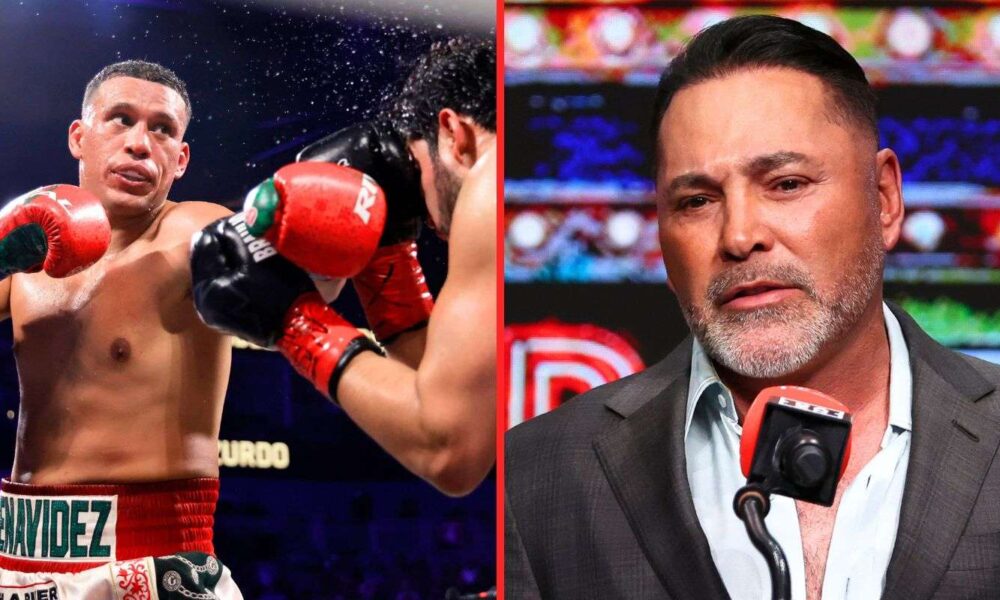 Oscar De La Hoya sums up David Benavidez’s ability after Ramirez KO title win