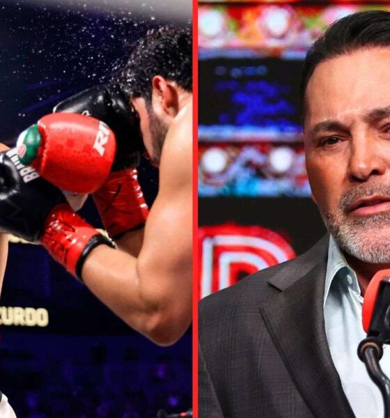 Oscar De La Hoya sums up David Benavidez’s ability after Ramirez KO title win