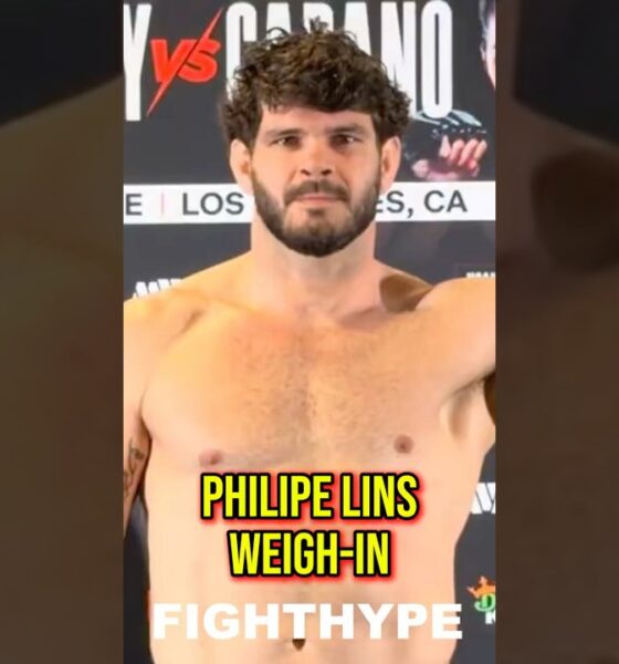 Philipe Lins WEIGH-IN vs Francis Ngannou 💪 220.6 lbs