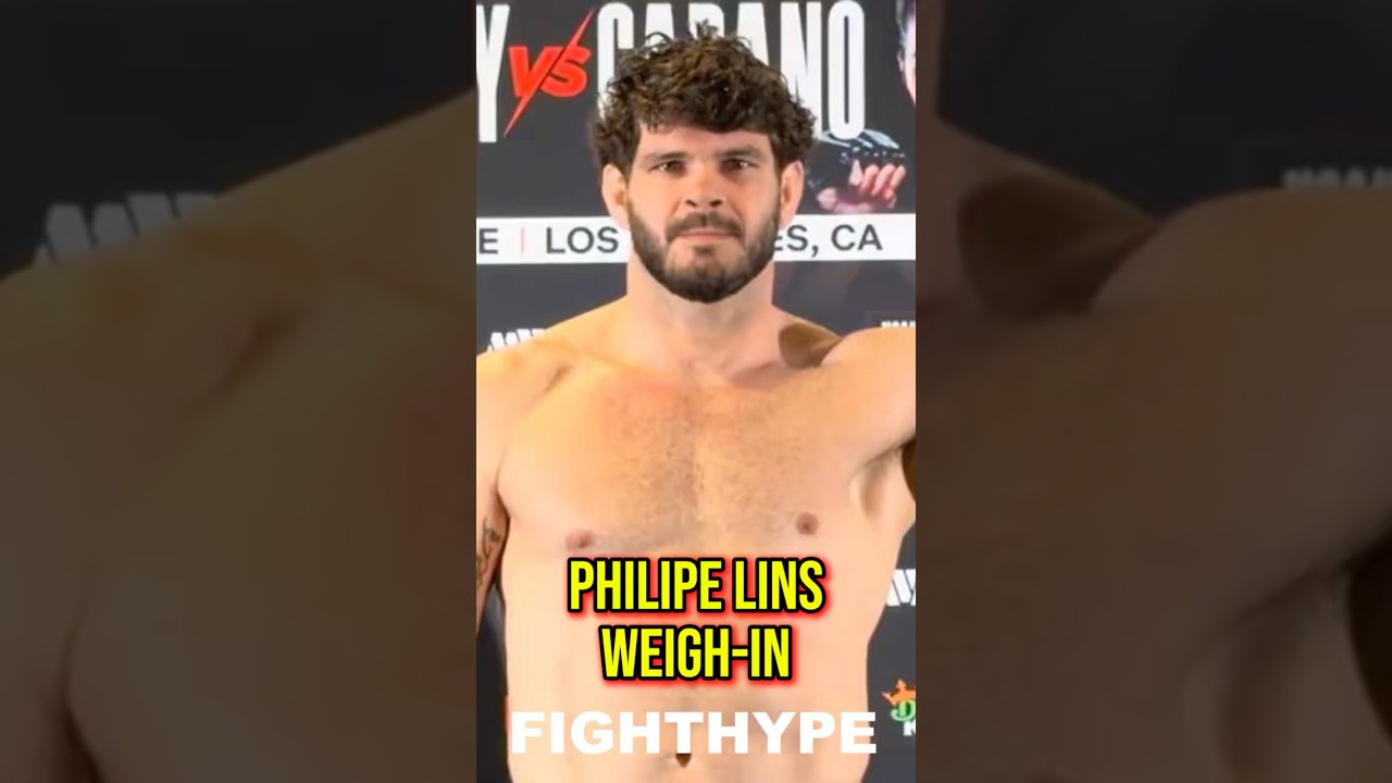Philipe Lins WEIGH-IN vs Francis Ngannou 💪 220.6 lbs