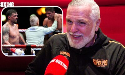 "REF - WHY WOULD YOU DO THAT?!"  Rico Verhoeven Trainer Peter Fury RAGES Over Oleksandr Usyk KO Loss