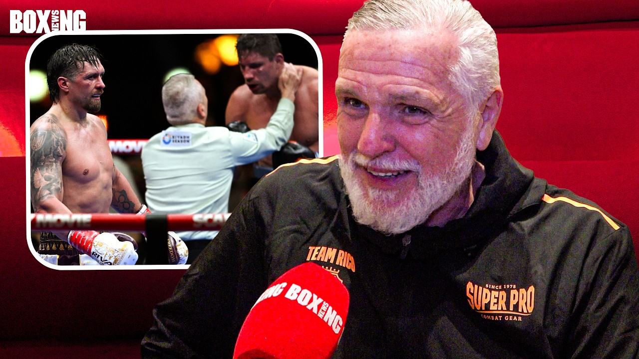 "REF - WHY WOULD YOU DO THAT?!"  Rico Verhoeven Trainer Peter Fury RAGES Over Oleksandr Usyk KO Loss