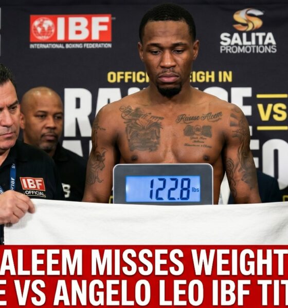 Image: Ra’eese Aleem Misses Weight Again, Leo Fight Scrapped
