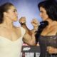 Ronda Rousey SIZES UP BIGGER Gina Carano, Who SMIRKS during INTENSE FACE OFF