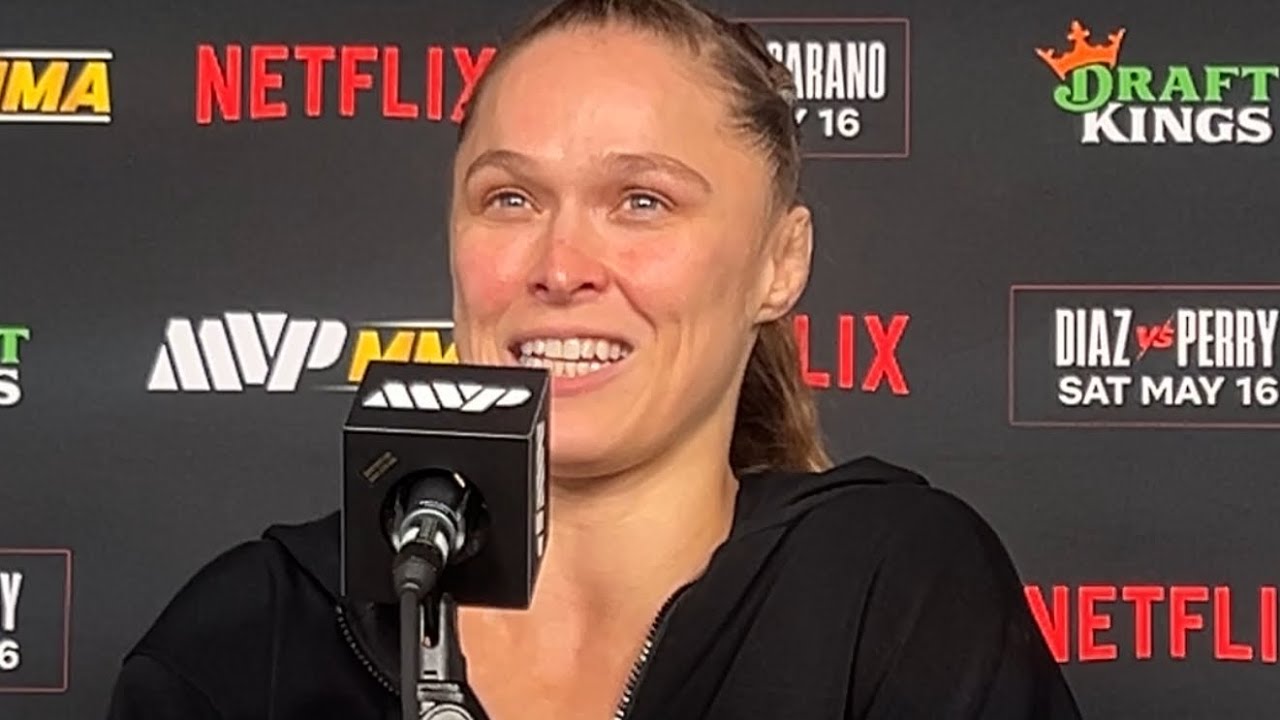 Ronda Rousey on BEATING Gina Carano: “Closure — Ready To Move On!” | POST-FIGHT PRESS CONFERENCE