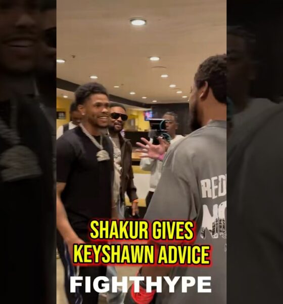 Shakur Stevenson Gives Keyshawn Davis Fight Advice