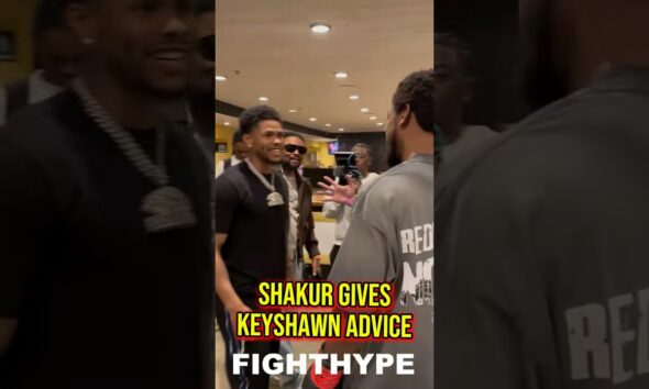 Shakur Stevenson Gives Keyshawn Davis Fight Advice