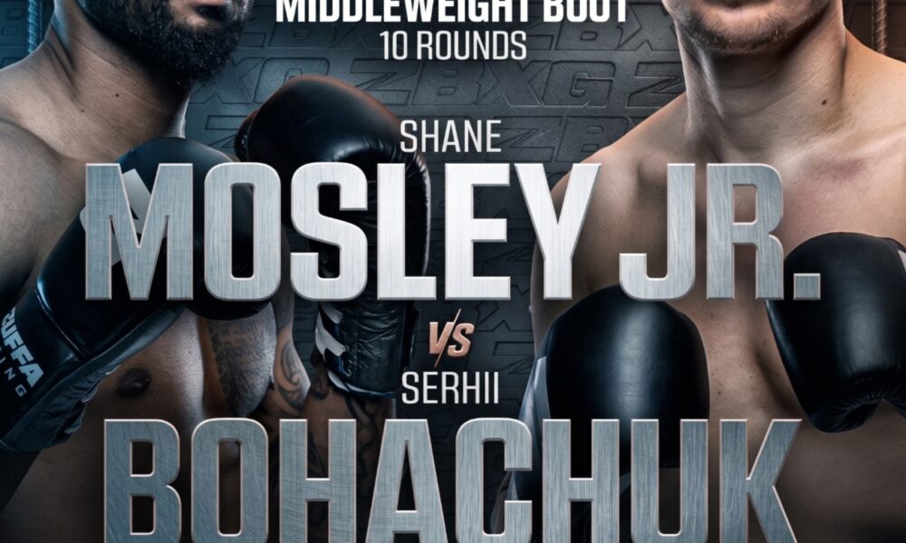 Image: Shane Mosley Jr vs Serhii Bohachuk set for 10-round main event in Las Vegas