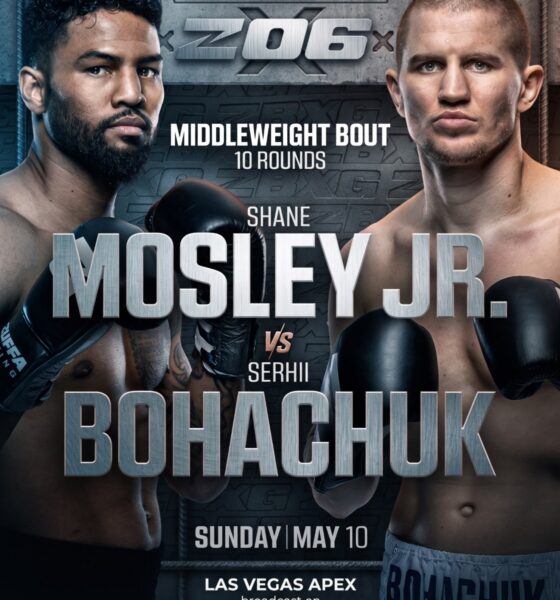 Image: Shane Mosley Jr vs Serhii Bohachuk set for 10-round main event in Las Vegas