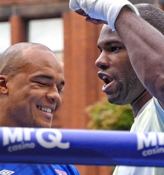 TENSE! Daniel Dubois GETS IN Fabio Wardley's FACE | FACEOFF | DAZN Boxing