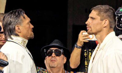 TENSE FACE OFF: Oleksandr Usyk vs. Rico Verhoeven • HEAVYWEIGHT HEAD TO HEAD | DAZN Boxing