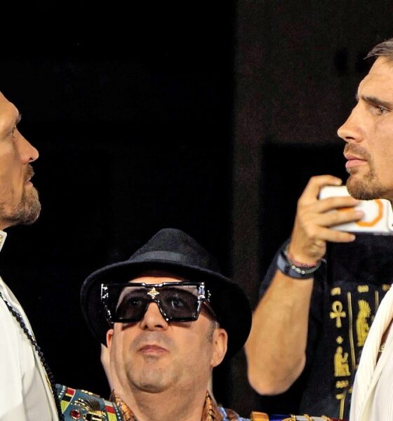 TENSE FACE OFF: Oleksandr Usyk vs. Rico Verhoeven • HEAVYWEIGHT HEAD TO HEAD | DAZN Boxing