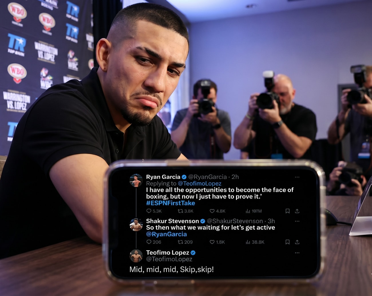 Image: Teofimo Lopez Calls Ryan Garcia-Shakur Talk “Mid”