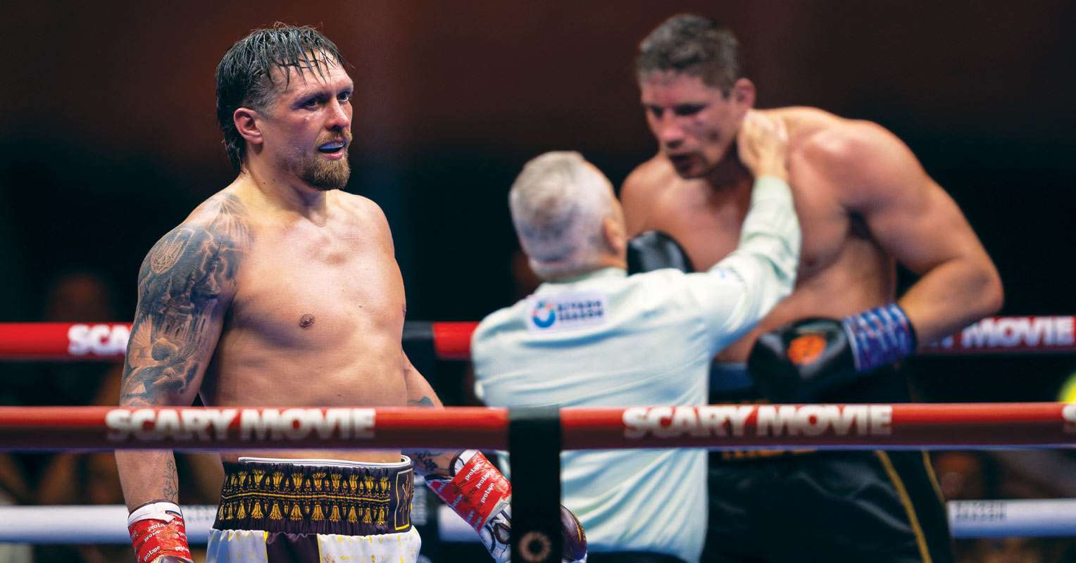 Usyk vs Verhoeven referee explains why he stopped the fight after the bell in 11th round