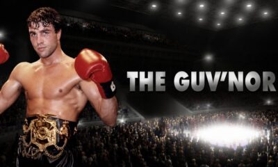 Shaun Cummins poses with championship belt during his boxing career as “The Guv’nor”.