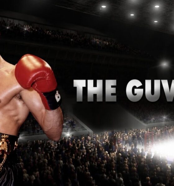 Shaun Cummins poses with championship belt during his boxing career as “The Guv’nor”.