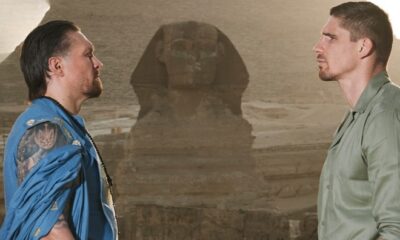 Oleksandr Usyk and Rico Verhoeven fight on the pyramids, photo: Mark Robinson/Matchroom Boxing