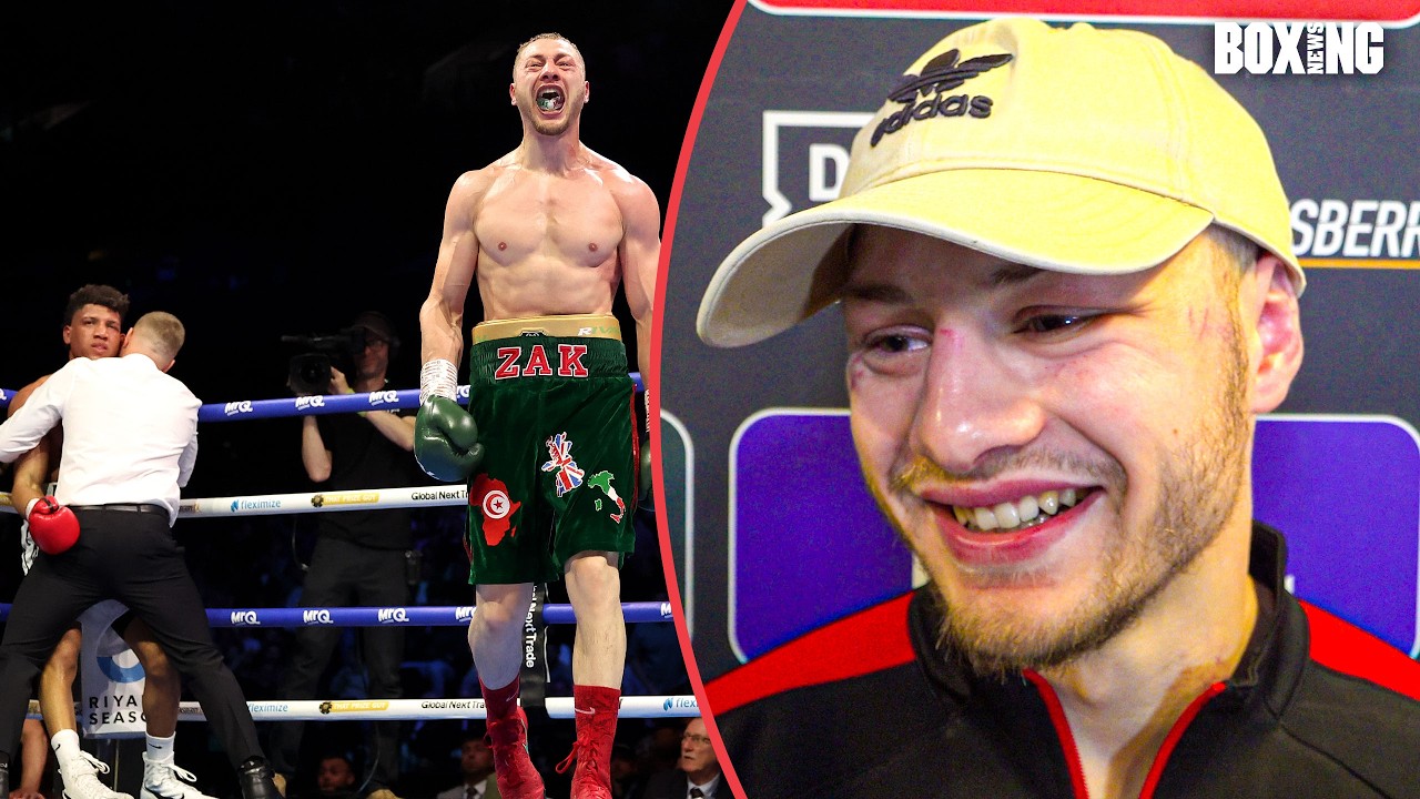 Zak Chelli Immediate Reaction To STUNNING Upset Win Over David Morrell