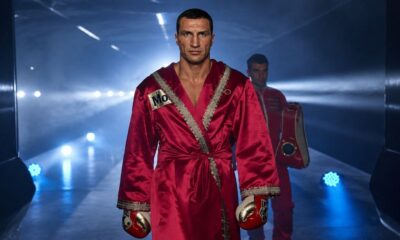 Wladimir Klitschko walks to the ring during his heavyweight championship reign in Germany as speculation grows over a potential farewell fight.