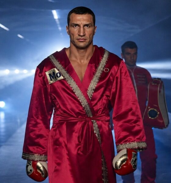 Wladimir Klitschko walks to the ring during his heavyweight championship reign in Germany as speculation grows over a potential farewell fight.