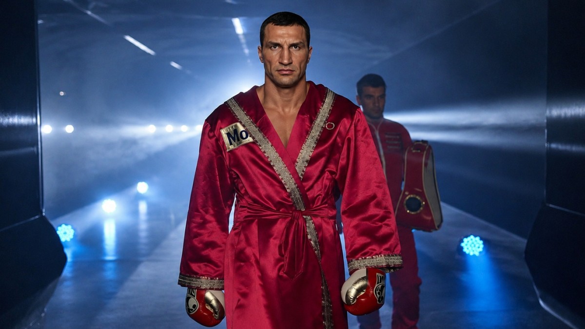 Wladimir Klitschko walks to the ring during his heavyweight championship reign in Germany as speculation grows over a potential farewell fight.