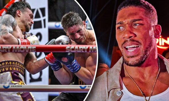 Anthony Joshua IMMEDIATE REACTION to CONTROVERSIAL Oleksandr Usyk win