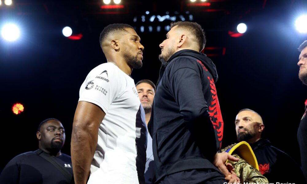 Image: Anthony Joshua Wants Kristian Prenga To Hate Him