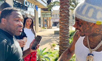 Blueface PULLS UP on Adrien Broner: “He Wants Some Liquor!”
