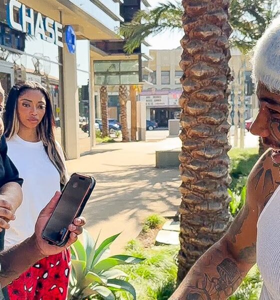 Blueface PULLS UP on Adrien Broner: “He Wants Some Liquor!”