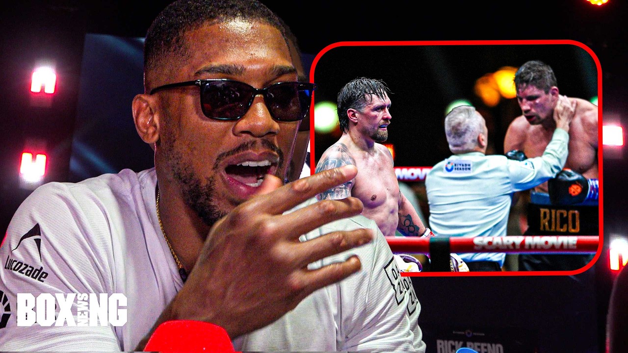 "COME ON! IF THAT HAD BEEN ME.." Anthony Joshua BRUTALLY HONEST On Campmate Usyk Win Over Verhoeven