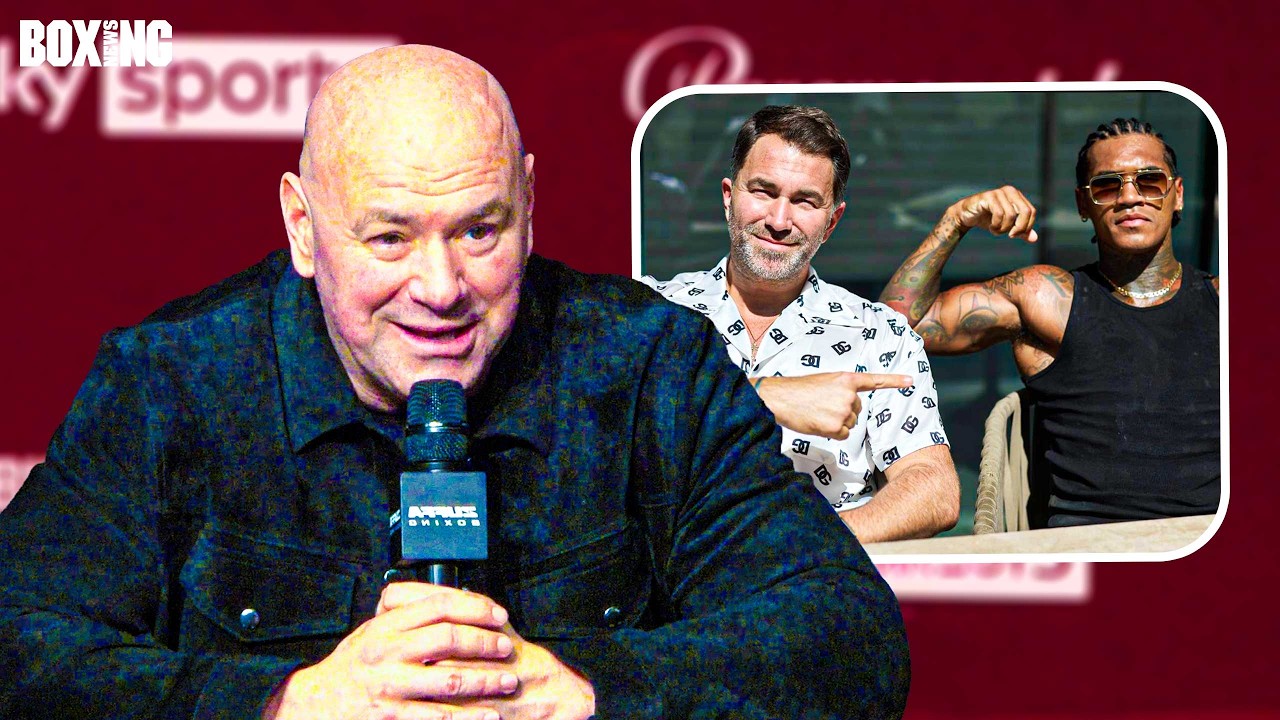 'CONGRATULATIONS! CRYING BECAUSE YOUR BEST FRIEND LEFT YOU!" Dana White SOUNDS OFF On Eddie Hearn