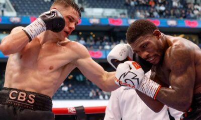 Billam-Smith is fighting for the first time since defeating Glanton last April. Photo: Lawrence Lustig/BOXXER