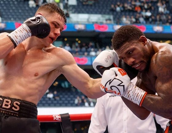Billam-Smith is fighting for the first time since defeating Glanton last April. Photo: Lawrence Lustig/BOXXER