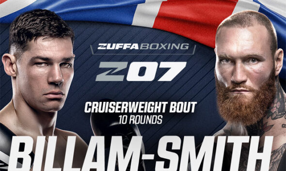 Chris Billam-Smith will face Ryan Rozicki at Zuffa Boxing's inaugural UK gala on June 6 in Bournemouth Photo: Zuffa Boxing