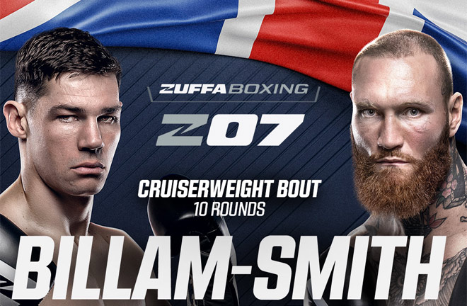 Chris Billam-Smith will face Ryan Rozicki at Zuffa Boxing's inaugural UK gala on June 6 in Bournemouth Photo: Zuffa Boxing