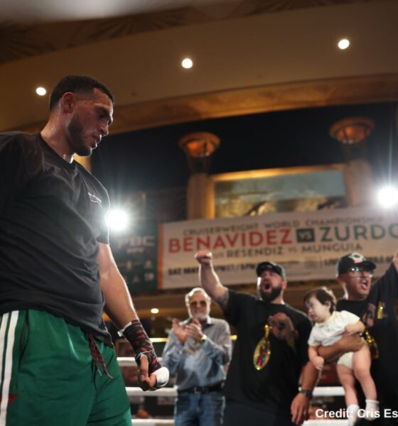 Image: David Benavidez Nears Free Agency, Says Sean Zittel