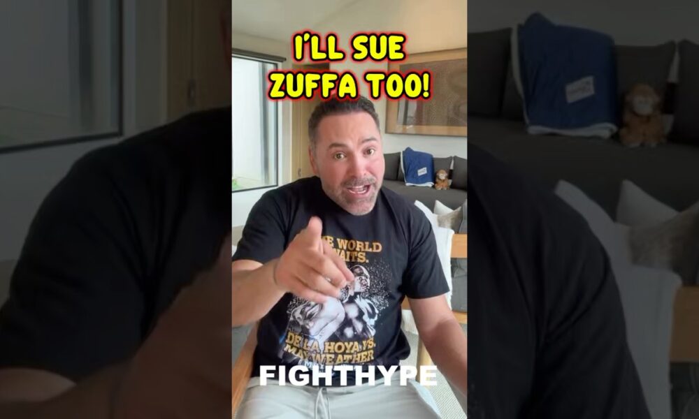 De La Hoya THREATENS TO SUE Dana White’s Zuffa Boxing 😱 EMERGENCY Clap Back!