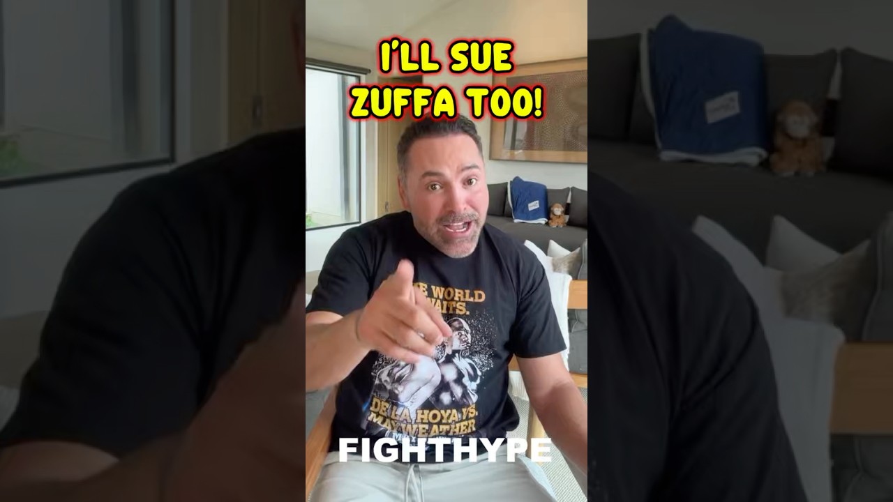 De La Hoya THREATENS TO SUE Dana White’s Zuffa Boxing 😱 EMERGENCY Clap Back!