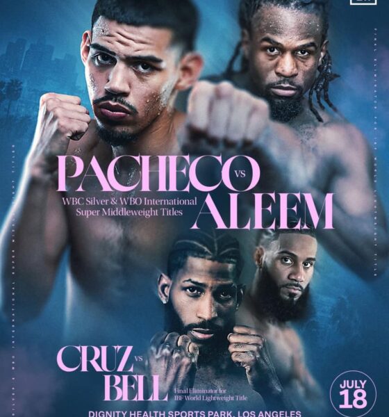Image: Diego Pacheco Vs. Immanuwel Aleem, Andy Cruz-Albert Bell Set For July 18 DAZN Card