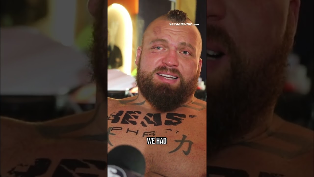 Eddie Hall FIRST WORDS after Tommy Fury DEFEAT