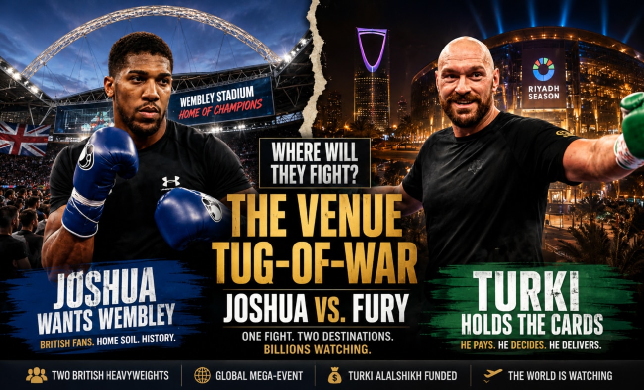 Image: Eddie Hearn Opens Door To Anthony Joshua-Tyson Fury Fight Outside UK