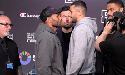 FACE OFF: Troy Williamson vs Callum Simpson 2• INTENSE HEAD-TO-HEAD in Manchester | DAZN Boxing