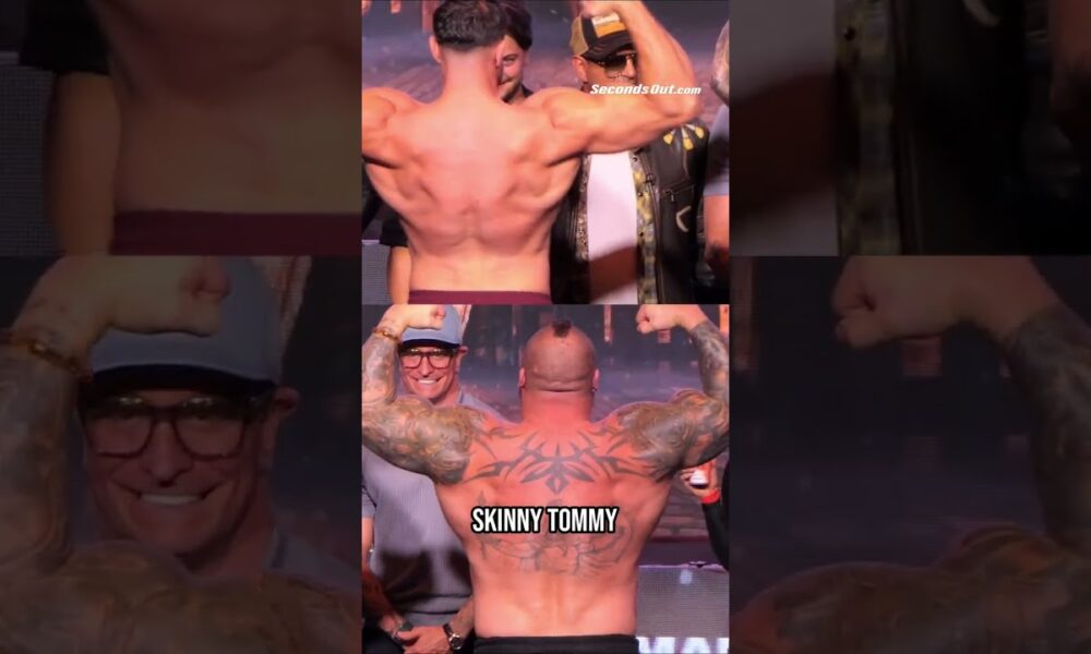 😂 Face-Off? More Like A Flex-Off! | Tommy Fury vs Eddie Hall