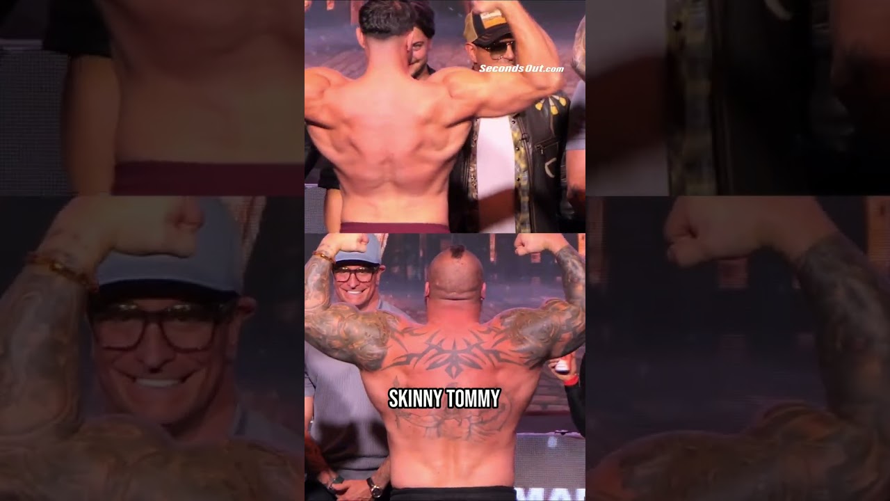 😂 Face-Off? More Like A Flex-Off! | Tommy Fury vs Eddie Hall