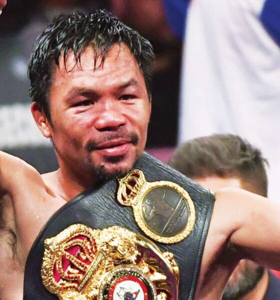 Former world champion says pulling out of fight against Manny Pacquiao was a ‘blessing’