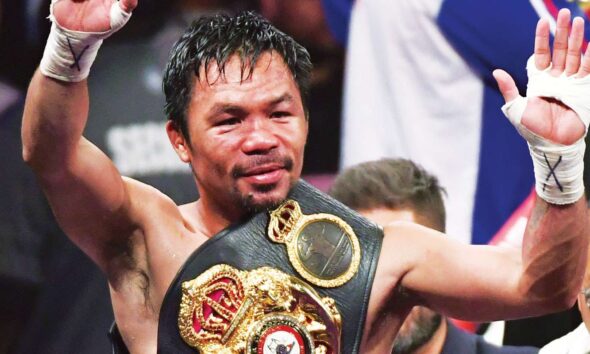 Former world champion says pulling out of fight against Manny Pacquiao was a ‘blessing’