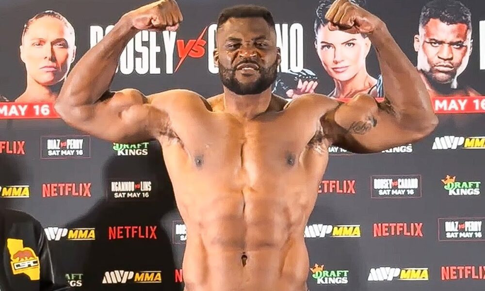 Francis Ngannou vs Philipe Lins WEIGH-IN