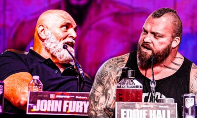 "HEADBUTTING MIDGETS!" - John Fury and Eddie Hall Go Back And Forth At Final Presser For Tommy Fight