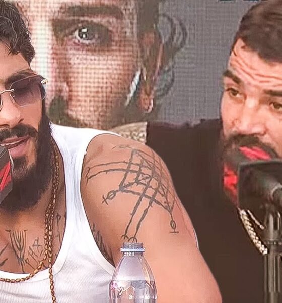 HEATED ARGUMENT ERUPTS at Rousey vs Carano Press Conference — Mike Perry GOES AT IT with Namo Fazil